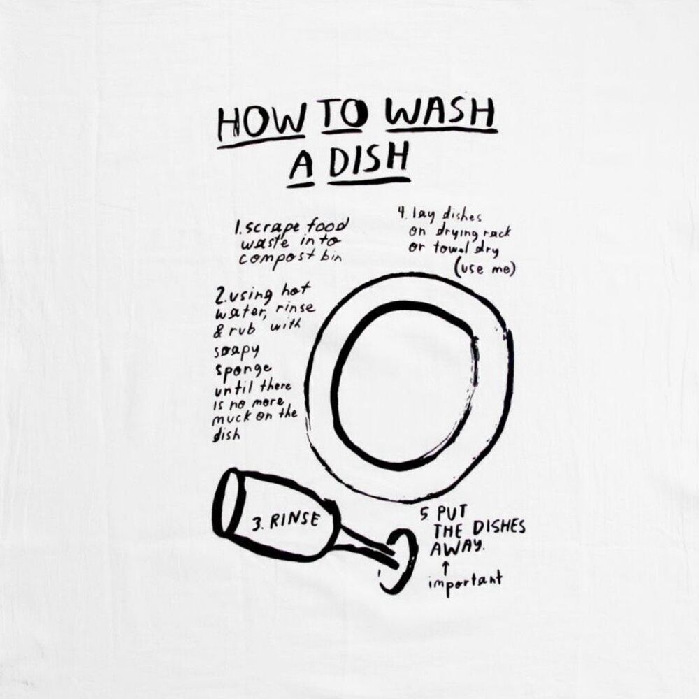 People I’ve Loved by CARISSA POTTER Original Print on Fabric Tea‎ Towel